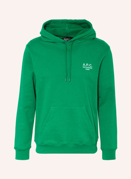 A.P.C. Hoodie MARVIN, Color: GREEN (Image 1)