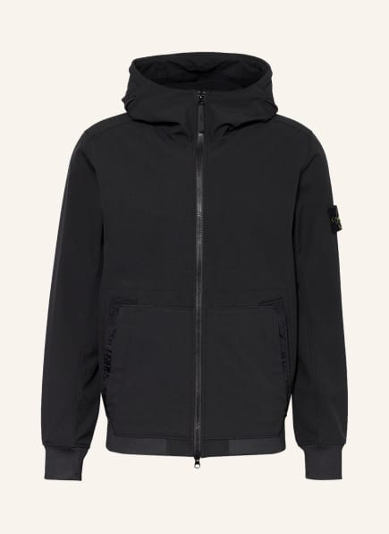 STONE ISLAND Softshell jacket , Color: BLACK (Image 1)