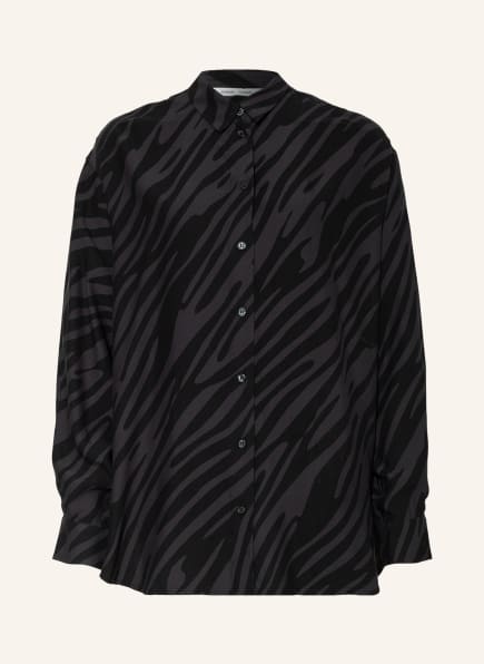 SAMSØE  SAMSØE Shirt blouse ALFRIDA, Color: BLACK/ DARK GRAY (Image 1)