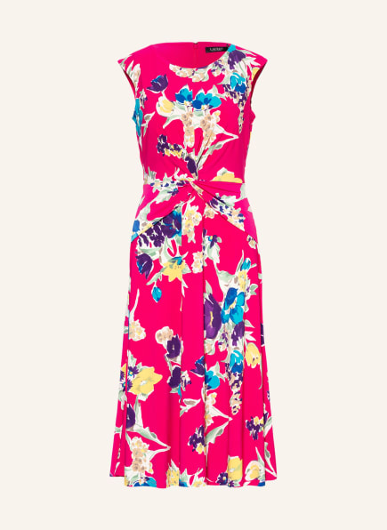 LAUREN RALPH LAUREN Jersey dress, Color: PINK/ PURPLE/ NEON BLUE (Image 1)