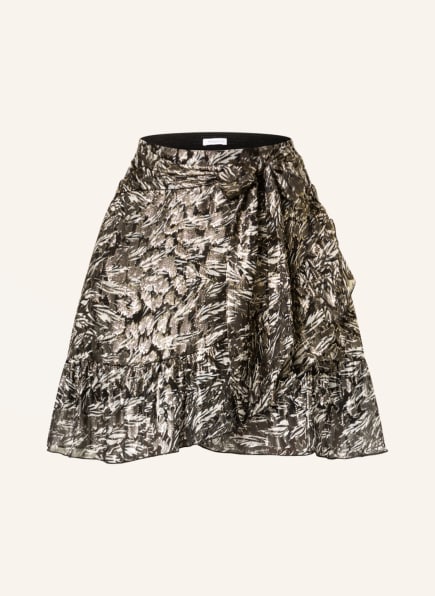 PATRIZIA PEPE Skirt with glitter thread, Color: BLACK/ ECRU/ GOLD (Image 1)