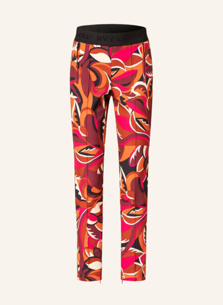 CAMBIO Pants RIKE , Color: ORANGE/ PINK/ DARK RED (Image 1)