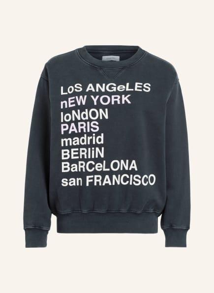 ANINE BING Oversized-Sweatshirt CITY LOVE , Farbe: DUNKELGRAU (Bild 1)