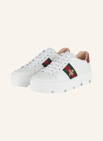 GUCCI Sneaker ACE, Farbe: WEISS (Bild 1)
