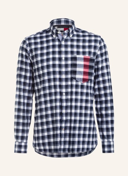 TOMMY HILFIGER Hemd Regular Fit , Farbe: DUNKELBLAU/ WEISS KARIERT (Bild 1)
