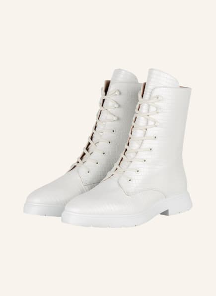 STUART WEITZMAN Schnürstiefeletten MCKENZEE, Farbe: WEISS (Bild 1)