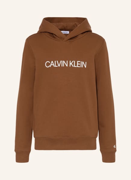 Calvin Klein Hoodie, Farbe: BRAUN (Bild 1)