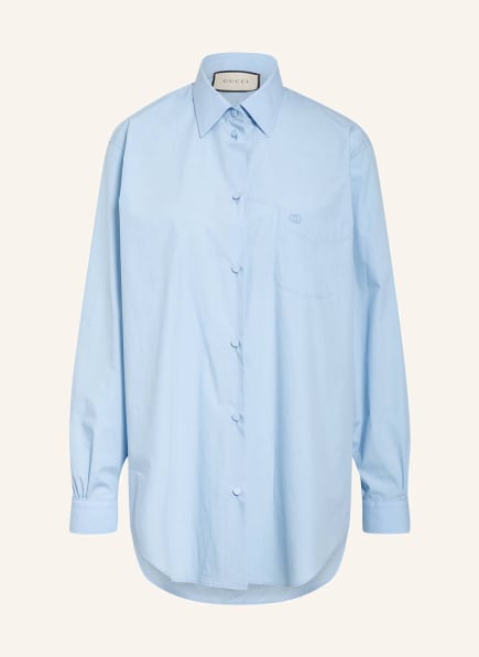 GUCCI Oversized-Bluse, Farbe: HELLBLAU (Bild 1)