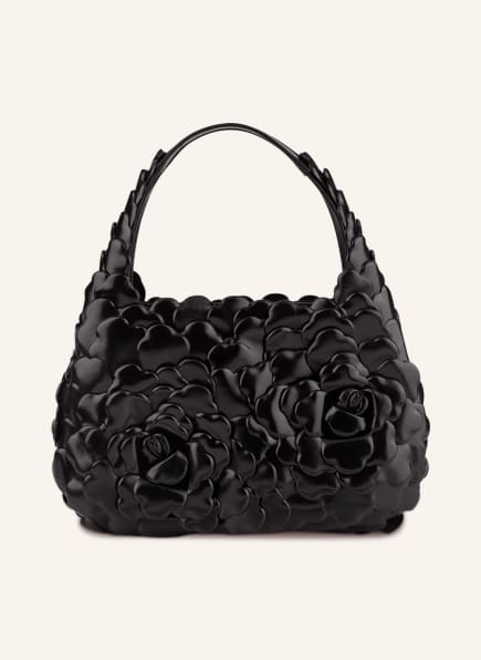VALENTINO GARAVANI Hobo-Bag ATELIER ROSE SMALL, Farbe: 0NO BLACK (Bild 1)