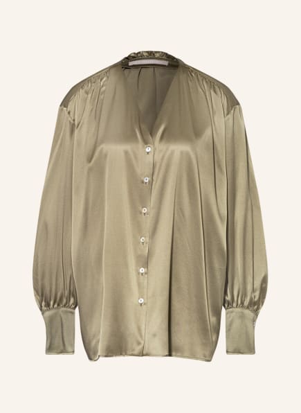 (THE MERCER) N.Y. Seidenbluse, Farbe: KHAKI (Bild 1)