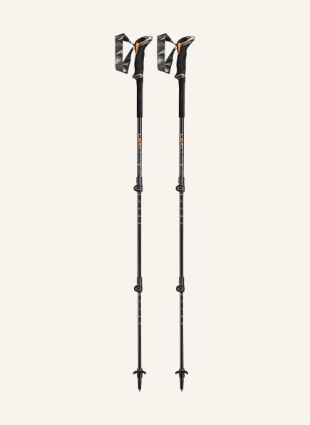 LEKI Trekking poles MAKALU LITE, Color: BLACK/ DARK GRAY (Image 1)