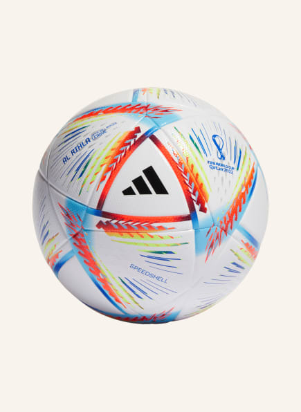 adidas Football RIHLA LEAGUE, Color: WHITE/ LIGHT BLUE/ NEON ORANGE (Image 1)