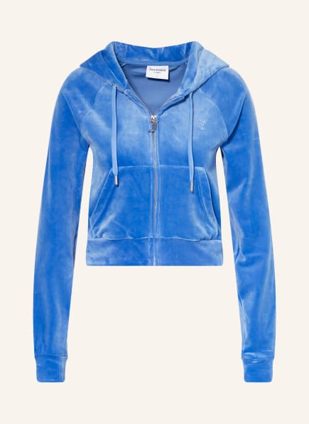Juicy Couture Velvet jacket MADISON with decorative gems, Color: LIGHT BLUE (Image 1)