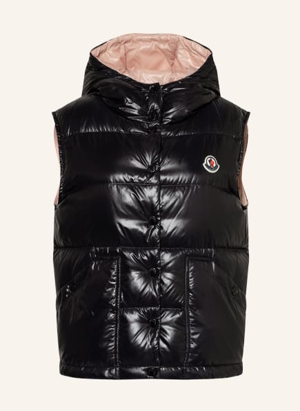 MONCLER Down vest AVAL , Color: BLACK (Image 1)