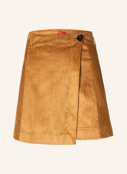 MAX & Co. Wrap skirt ANTRE made of corduroy , Color: COGNAC (Image 1)
