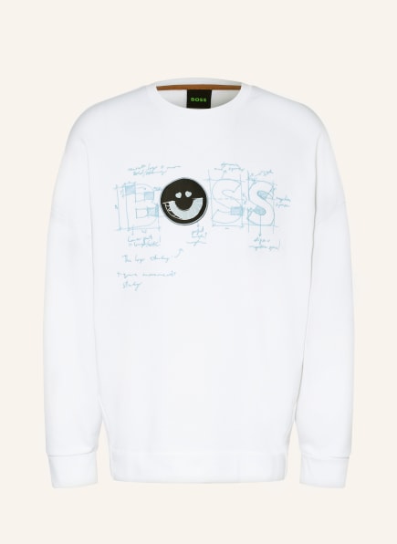 BOSS Sweatshirt SALBOART , Farbe: WEISS (Bild 1)
