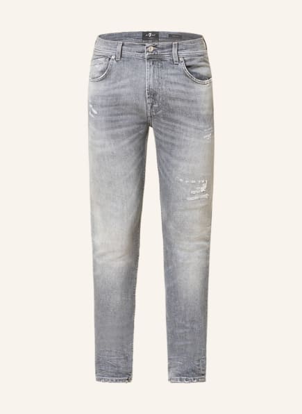 7 for all mankind Destroyed Jeans PAXTYN Skinny Fit, Farbe: SG Grey (Bild 1)