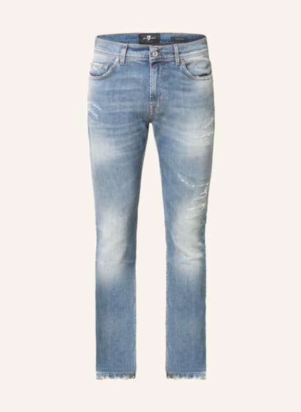 7 for all mankind Destroyed jeans PAXTYN skinny fit, Color: HB Mid Blue (Image 1)