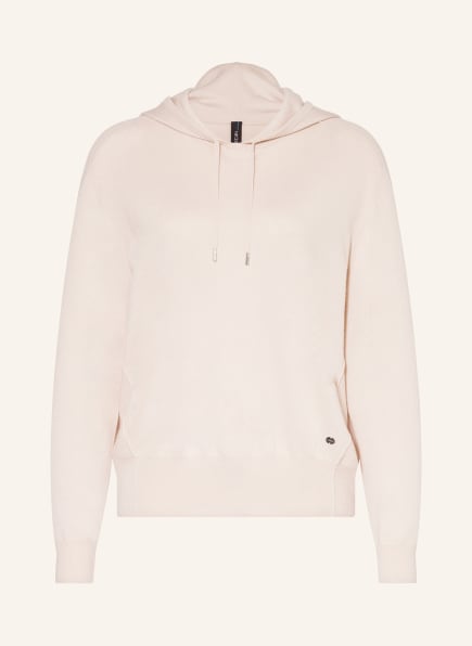 MARC CAIN Knit hoodie, Color: CREAM (Image 1)