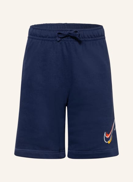 blue nike sweatshorts