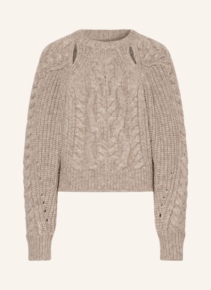 ISABEL MARANT Sweater PALOMA with cut-outs, Color: BEIGE (Image 1)