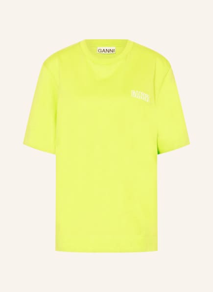GANNI T-shirt , Color: NEON GREEN (Image 1)