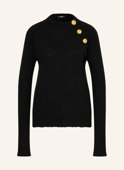 BALMAIN Sweater, Color: BLACK (Image 1)