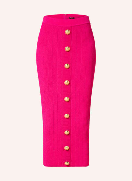 BALMAIN Knit skirt, Color: PINK (Image 1)