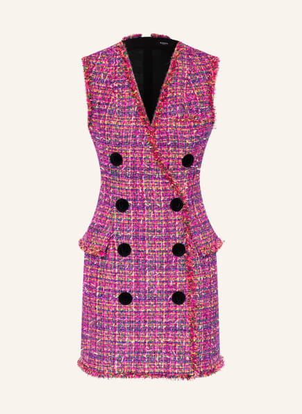 BALMAIN Tweed dress, Color: NEON PINK/ NEON YELLOW/ GREEN (Image 1)