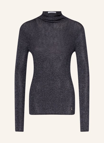 PATRIZIA PEPE Pullover mit Glitzergarn, Farbe: SCHWARZ (Bild 1)