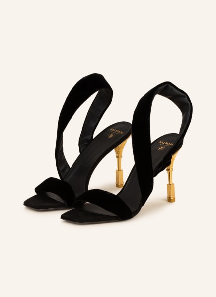 BALMAIN Sandals MONETA, Color: BLACK (Image 1)