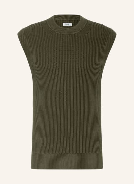 PAUL Sweater vest , Color: OLIVE (Image 1)