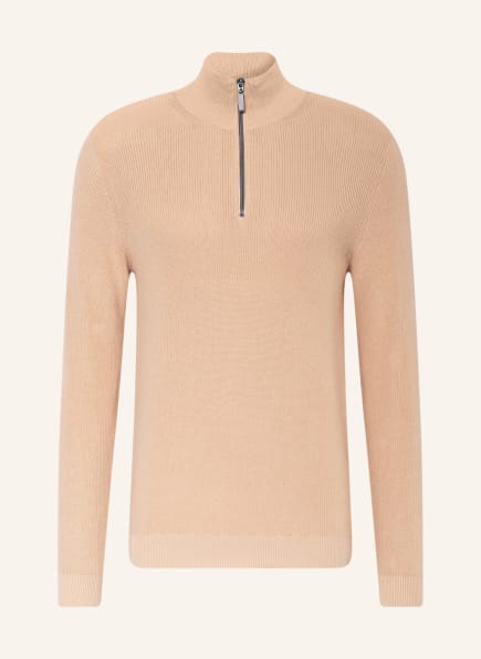 PAUL Half-zip sweater , Color: BEIGE (Image 1)