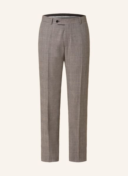 strellson Suit trousers MACE slim fit, Color: BEIGE/ DARK BROWN (Image 1)