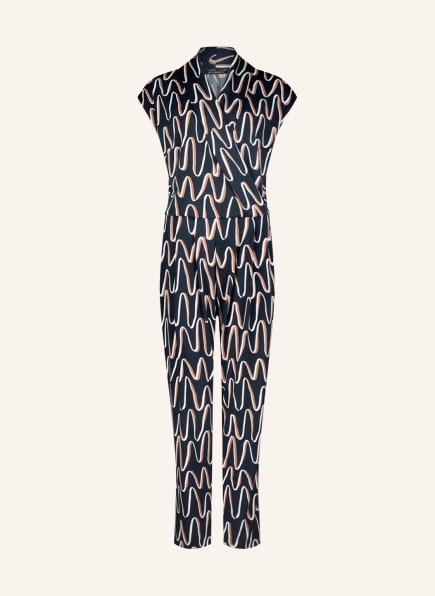 Betty Barclay Jumpsuit, Color: DARK BLUE/ BROWN (Image 1)