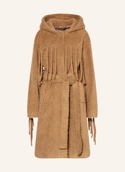 STELLA McCARTNEY Teddy coat, Color: CAMEL (Image 1)