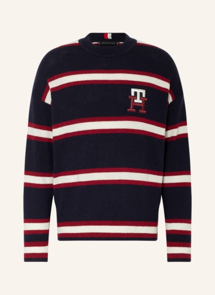 TOMMY HILFIGER Sweater, Color: DARK BLUE/ WHITE/ DARK RED (Image 1)