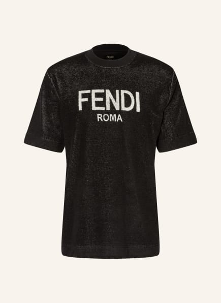 FENDI T-shirt made of terry cloth, Color: BLACK (Image 1)
