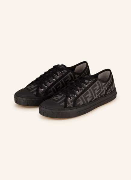FENDI Sneakers DOMINO, Color: BLACK/ GRAY/ DARK GRAY (Image 1)