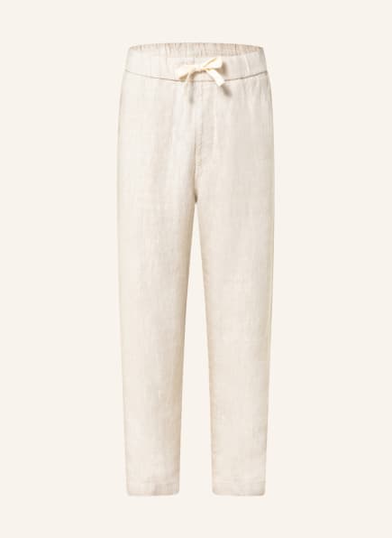 NN07 Linen pants KEITH tapered fit, Color: BEIGE (Image 1)