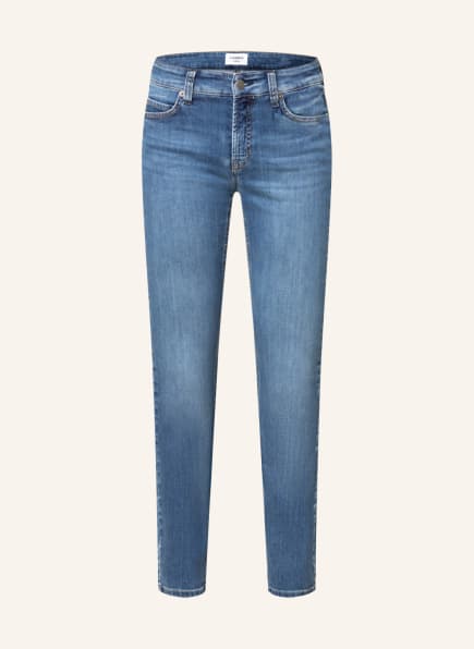 CAMBIO Skinny Jeans PARIS , Farbe: 5102 medium contrast splinted (Bild 1)