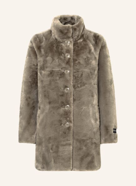 RINO & PELLE Teddy coat NONNA in taupe - Buy Online! Breuninger