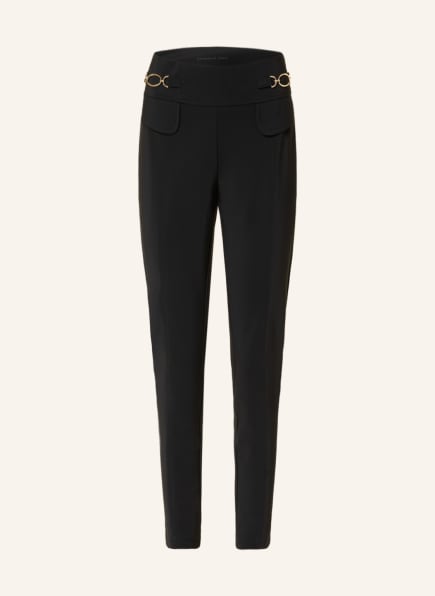 RAFFAELLO ROSSI Jersey trousers SABETA, Color: BLACK (Image 1)