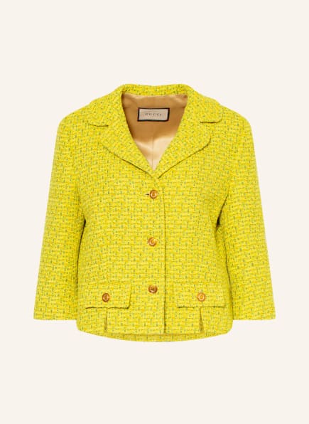 GUCCI Tweed jacket, Color: YELLOW (Image 1)