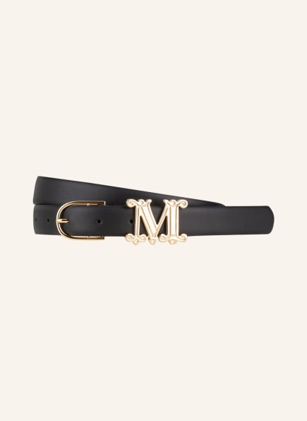 Max Mara Leather belt OTRE, Color: BLACK (Image 1)