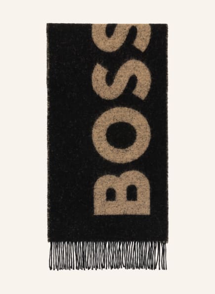 BOSS Scarf ARMIN, Color: BLACK/ BEIGE (Image 1)