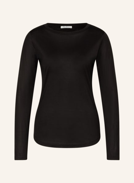 Stefan Brandt Long sleeve shirt in silk , Color: BLACK (Image 1)