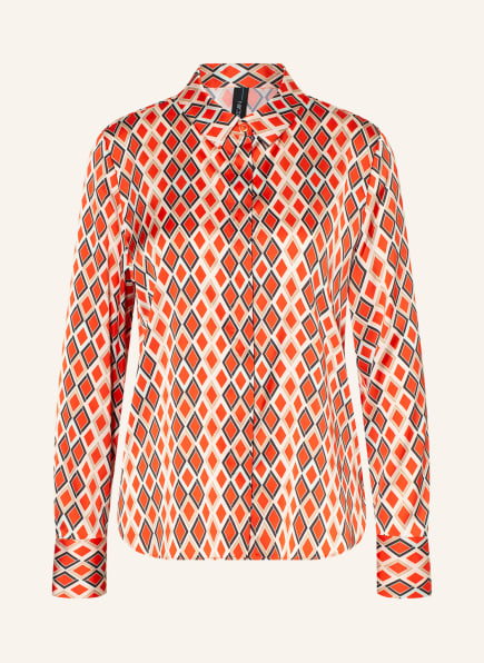 MARC CAIN Shirt blouse, Color: RED/ BEIGE/ ECRU (Image 1)