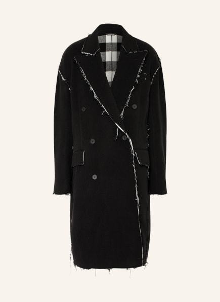 BALENCIAGA Oversized-Wollmantel, Farbe: SCHWARZ (Bild 1)