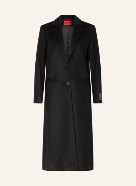HUGO Wool coat MOJENI, Color: BLACK (Image 1)